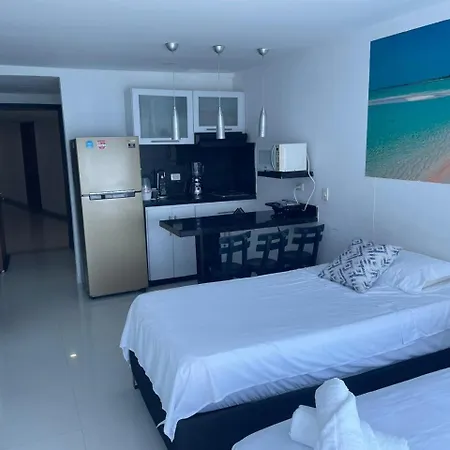 821b - Lindo Aparta-estudio En La Playa *